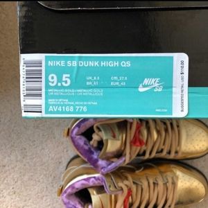 Nike SB Dunk High QS ( Gold )